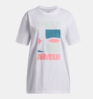 Kız Çocuk UA Block Logo Oversize Kısa Kollu T-Shirt