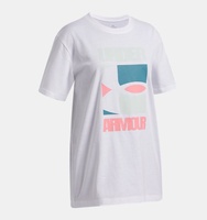 Kız Çocuk UA Block Logo Oversize Kısa Kollu T-Shirt