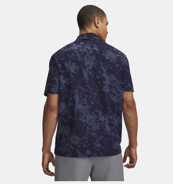 Lacivert Erkek UA Drive Chill Baskılı Polo T-Shirt