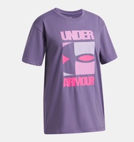 Kız Çocuk UA Block Logo Oversize Kısa Kollu T-Shirt