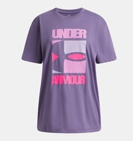 Kız Çocuk UA Block Logo Oversize Kısa Kollu T-Shirt