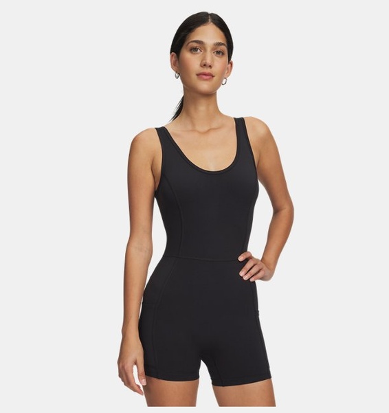 Siyah Kadın UA Drive 2-in-1 Drekısa Kollu Elbise