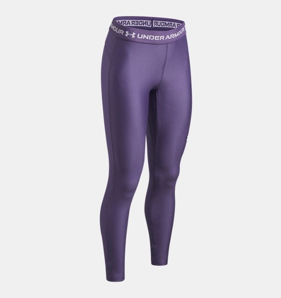 Mor Kız Çocuk UA Heatgear Tayt