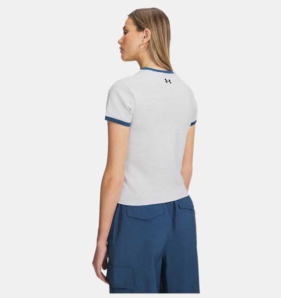 Gri Kadın UA Ringer Grx T-Shirt