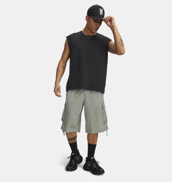 Gri Erkek UA Woven Şort