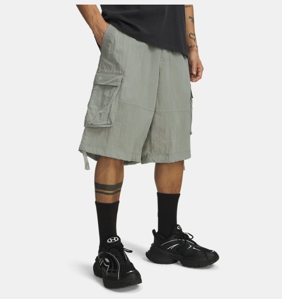 Gri Erkek UA Woven Şort