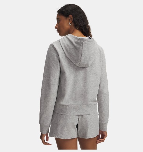 Gri Kadın UA Sport Terry Fermuarlı Ceket