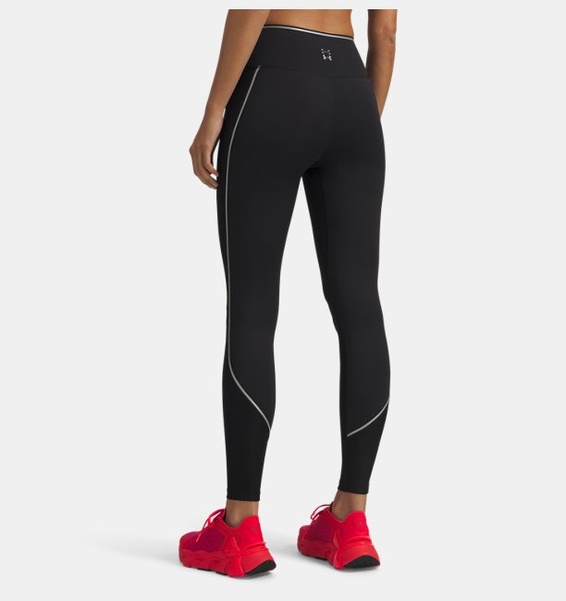 Siyah Kadın UA Halo Jacquard Tayt