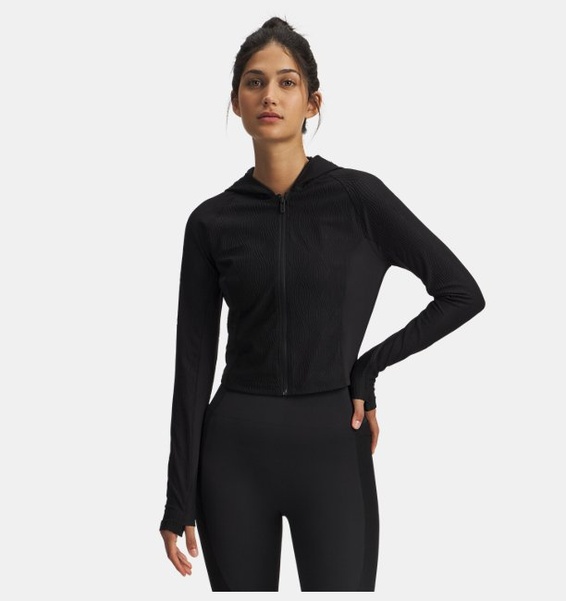 Siyah Kadın UA Halo Jacquard Knit Ceket