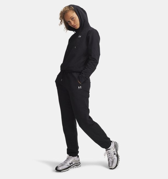 Siyah Kadın UA Sport Terry Eşofman Altı