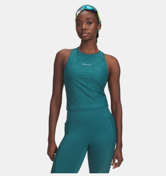 Yeşil Kadın UA Halo Jacquard Knit Atlet