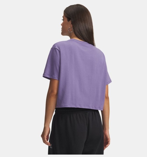 Mor Kadın UA Rival Boxy Solid T-Shirt