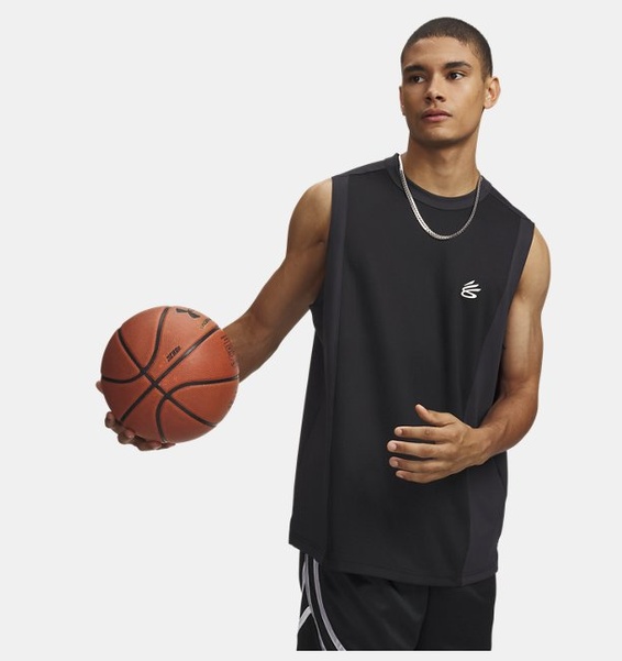 Siyah Erkek UA Curry Training Novelty Atlet