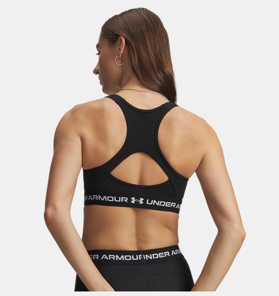 Siyah Kadın UA Heatgear High Spor Sütyeni