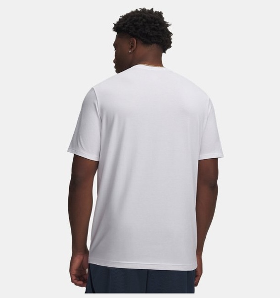 Beyaz Erkek UA Curry Splash Wordmark T-Shirt