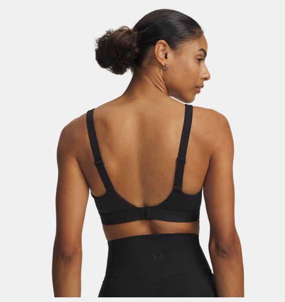 Siyah Kadın UA Effortless Kollu High Spor Sütyeni