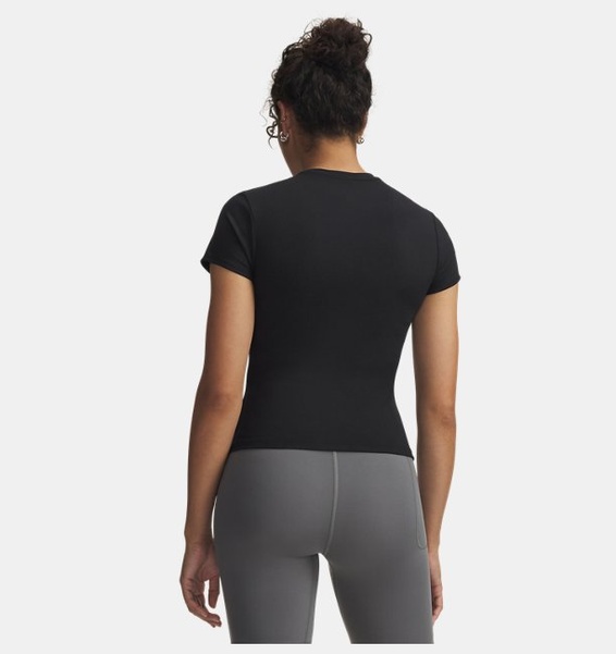 Siyah Kadın UA Motion Fitted Kısa Kollu T-Shirt