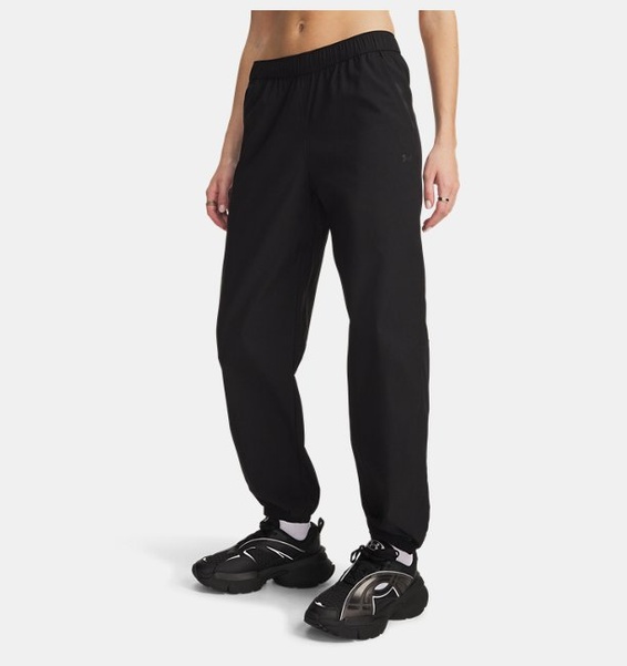 Siyah Kadın UA Unstoppable Woven Eşofman Altı