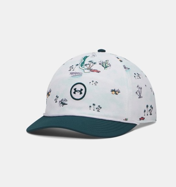 Beyaz Erkek UA Drive Ayarlanabilir Şapka