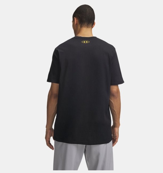 Siyah Erkek UA Varsity Crest Kısa Kollu T-Shirt