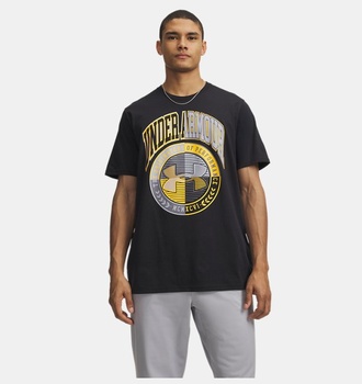 Erkek UA Varsity Crest Kısa Kollu T-Shirt