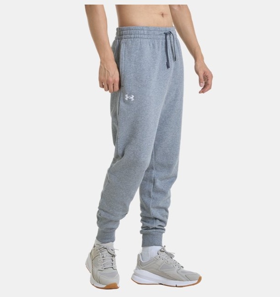 Gri Erkek UA Rival Fleece Eşofman Altı