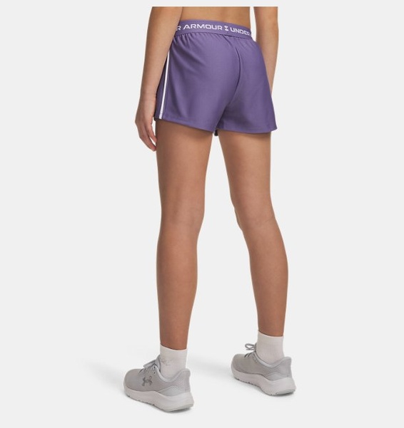 Mor Kız Çocuk UA Tech Play Up Şort
