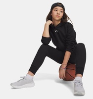 Çocuk UA Rival Fleece Kapüşonlu Üst