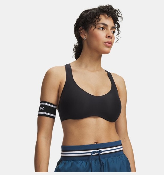 Siyah Kadın UA Contour Racerback Spor Sütyeni