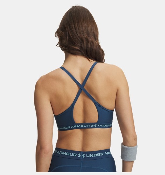 Mavi Kadın UA Crossback Low Spor Sütyeni