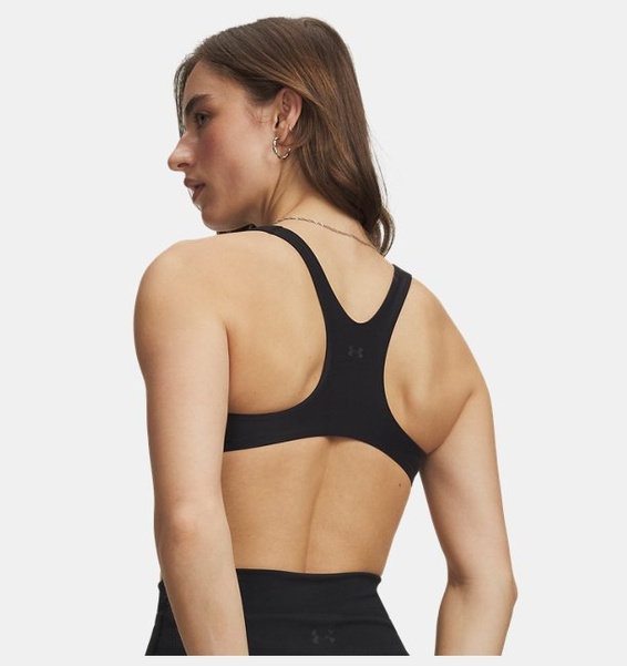 Siyah Kadın UA Contour Racerback Spor Sütyeni