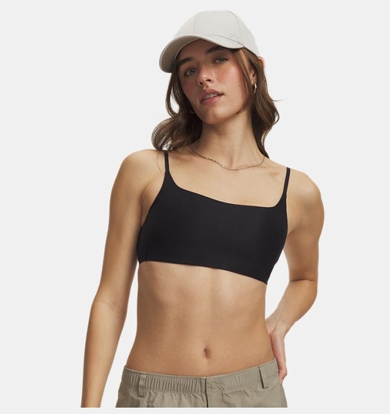 Siyah Kadın UA Open Back Spor Sütyeni