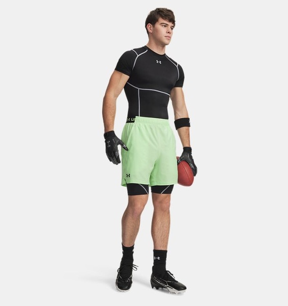 Sarı Erkek UA Vanish Dokuma 6inch Şort