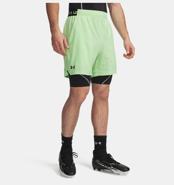 Sarı Erkek UA Vanish Dokuma 6inch Şort