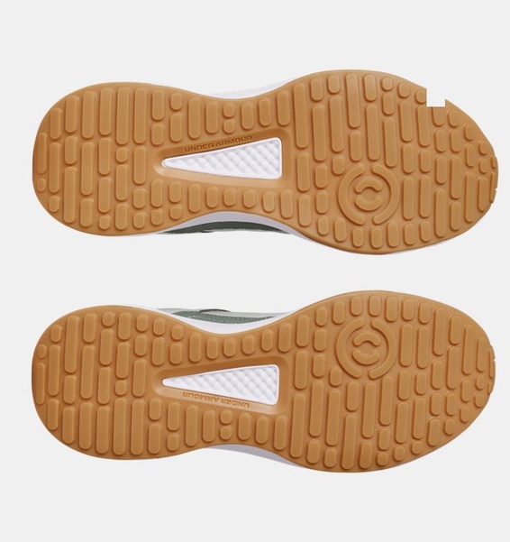 Yeşil Erkek UA Edge Deri Günlük Ayakkabı