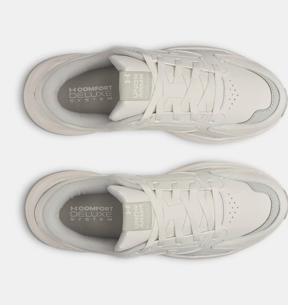 Beyaz Erkek UA Edge Deri Günlük Ayakkabı