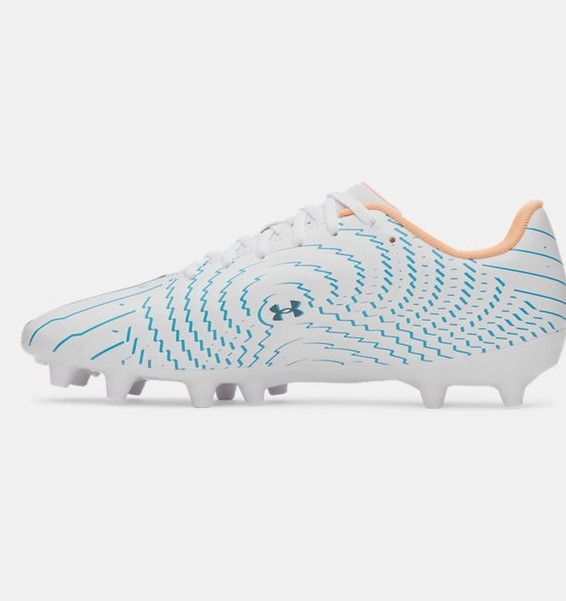 Beyaz Unisex UA U Shadow Club 4 Futbol Ayakkabısı