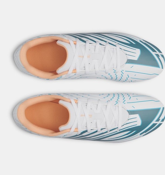 Beyaz Unisex UA U Shadow Club 4 Futbol Ayakkabısı