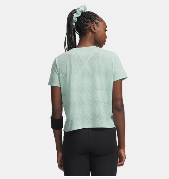 Yeşil Kadın UA Velociti Kısa Kollu T-Shirt