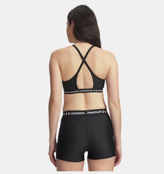 Siyah Kadın UA Crossback Low Spor Sütyeni