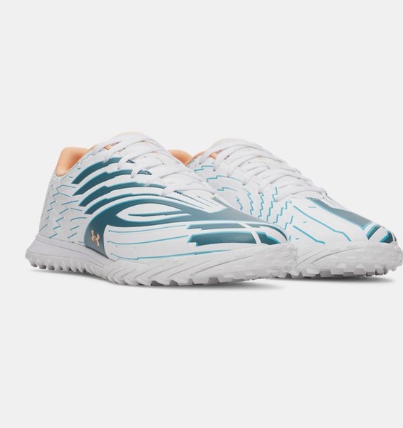 Beyaz Unisex UA U Shadow Select 4 Turf Futbol Ayakkabısı