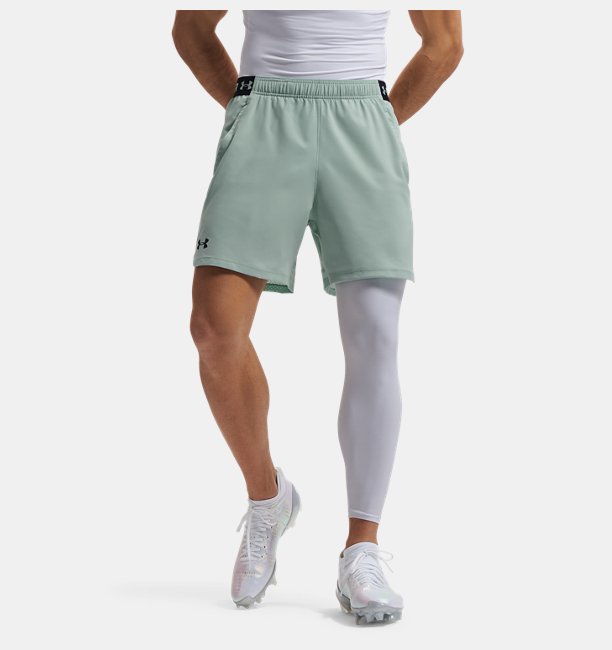 Erkek UA Vanish Dokuma 6inch Şort Yeşil