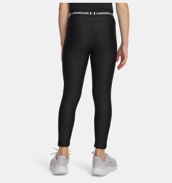 Siyah Kız Çocuk UA Heatgear Tayt