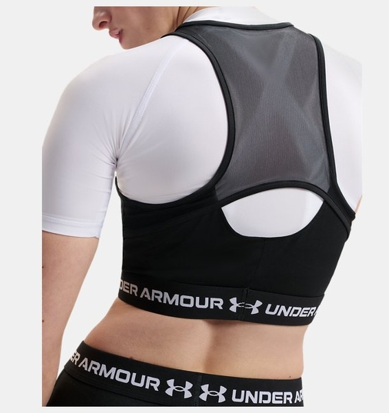 Siyah Kadın UA Heatgear Mesh Atlet