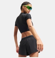 Kadın UA HeatGear Crop Mock Kısa Kollu T-Shirt