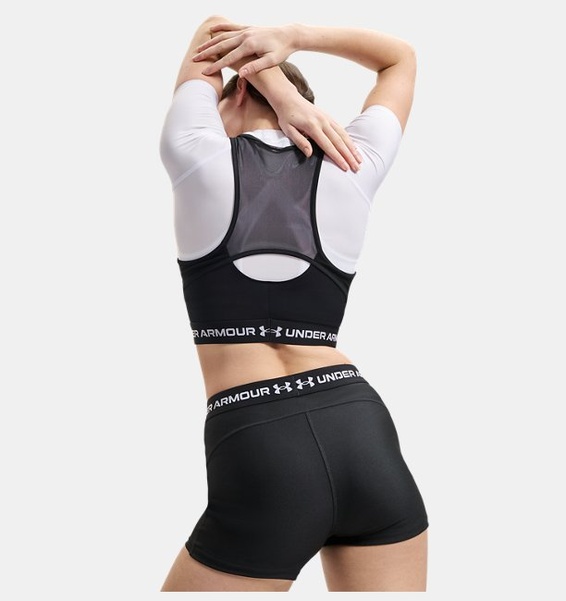 Siyah Kadın UA Heatgear Mesh Atlet