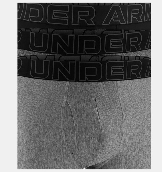 Gri Erkek UA Performance Tech 6" Boxerjock - 3'lü Paket