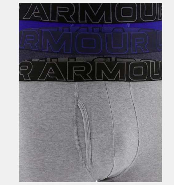 Lacivert Erkek UA Performance Cotton 6" Boxerjock - 3'lü Paket