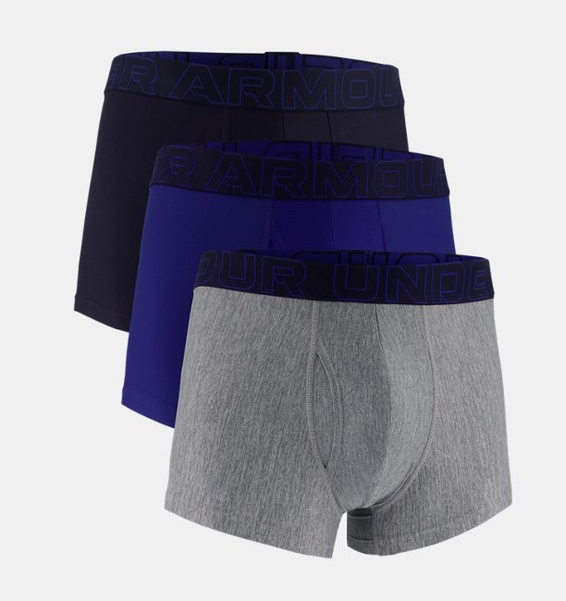 Lacivert Erkek UA Performance Tech 3" Boxerjock - 3'lü Paket