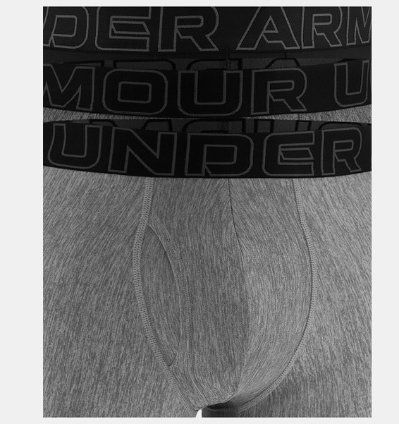 Gri Erkek UA Performance Tech 3" Boxerjock - 3'lü Paket